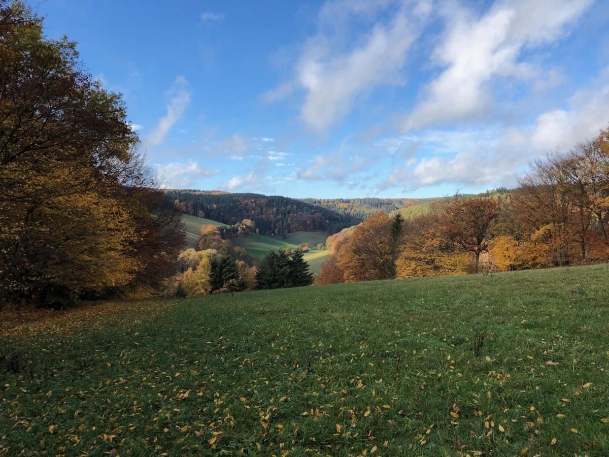 Burg Freienstein Blick 4 Sterne Mit Sauna Gammelsbach Kültér fotó