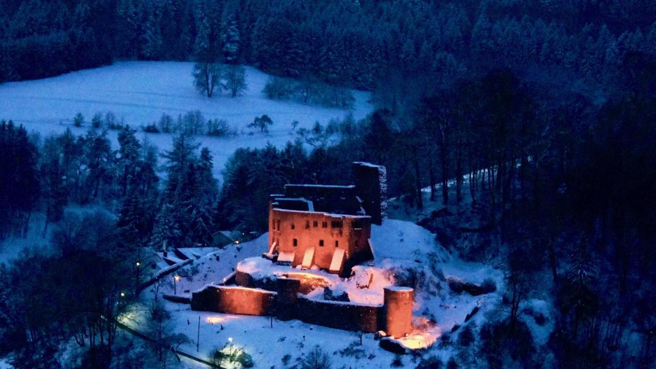 Burg Freienstein Blick 4 Sterne Mit Sauna Gammelsbach Kültér fotó