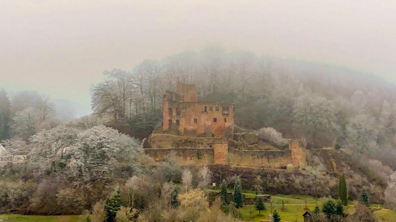 Burg Freienstein Blick 4 Sterne Mit Sauna Gammelsbach Kültér fotó